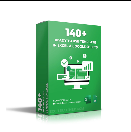 Starter Plan Access– Instant 140+ Excel Templates